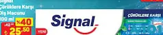 SİGNAL ÇÜRÜKLERE KARŞI DİŞ MACUNU 100 ML indirimli fiyat SİGNAL ÇÜRÜKLERE KARŞI DİŞ MACUNU 100 ML fiyat ve kampanya bilgisi